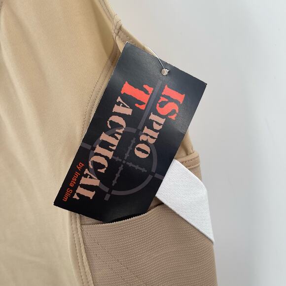 I.S.PRO TACTICAL INSTA SLIM Tank Top Size Extra Large Holder Scoop Nude NWT - Picture 5 of 9